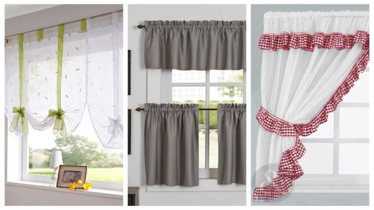 Cortinas de Estilo Cl&aacute;sico con Telas a Cuadros